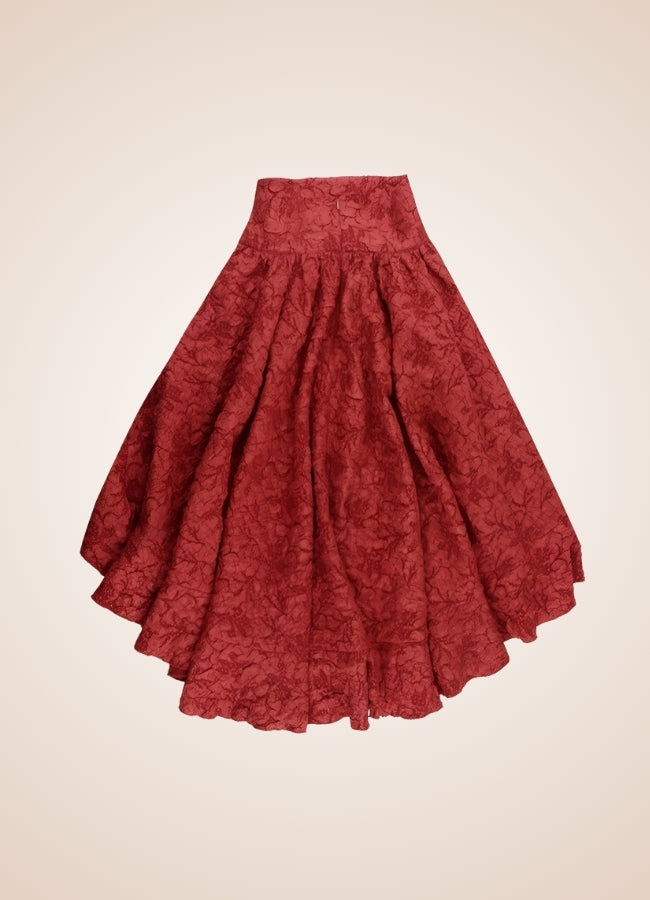 Double Layer Pleated Steampunk Skirt - Steampunk Australia