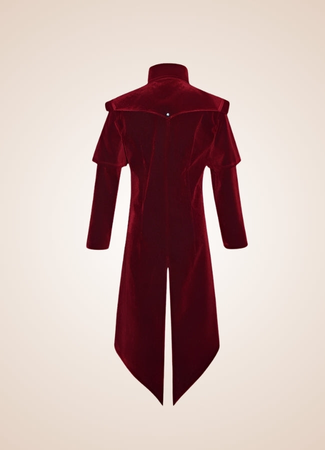 Embroidered Steampunk Frock Coat - Steampunk Australia
