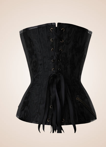 Flower Pattern Pirate Corset - Steampunk Australia