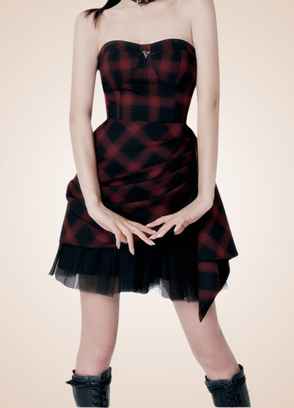 Goth Punk Mini Dress - Steampunk Australia