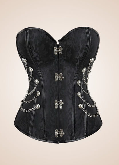 Gothic Chain Steampunk Corset - Steampunk Australia