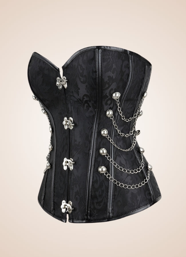 Gothic Chain Steampunk Corset - Steampunk Australia