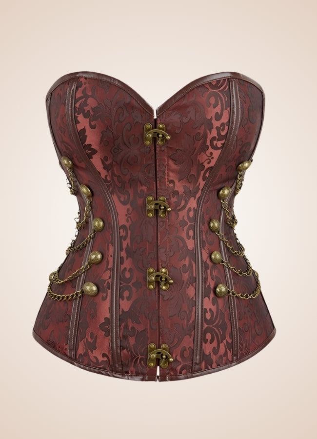 Gothic Chain Steampunk Corset - Steampunk Australia