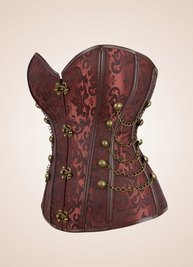 Gothic Chain Steampunk Corset - Steampunk Australia
