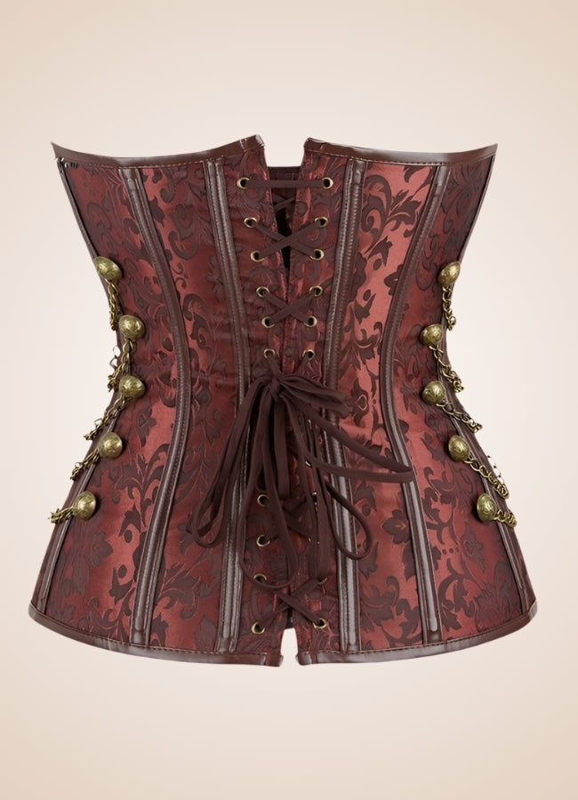 Gothic Chain Steampunk Corset - Steampunk Australia