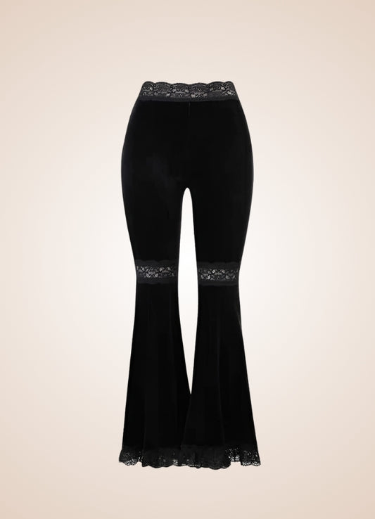Gothic High Waist Pants - Steampunk Australia