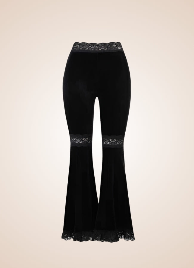 Gothic High Waist Pants - Steampunk Australia