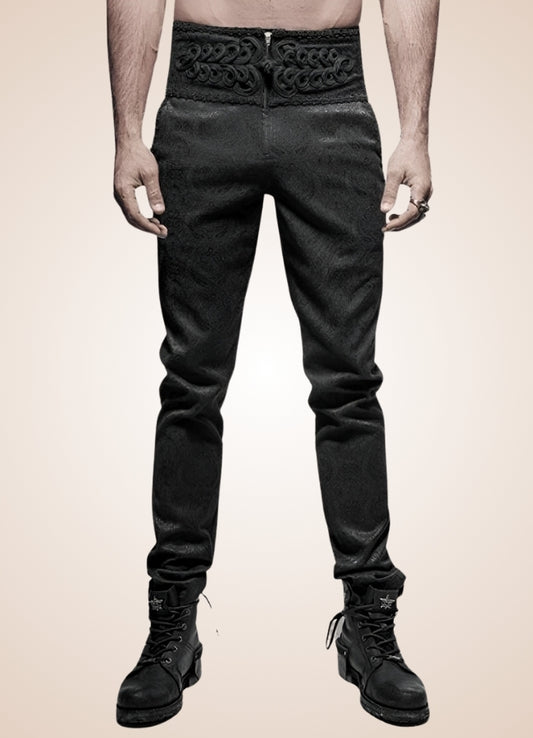Gothic High Waist Trousers - Steampunk Australia