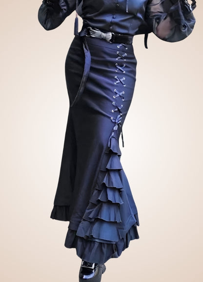 Gothic Medieval Long Skirt - Steampunk Australia