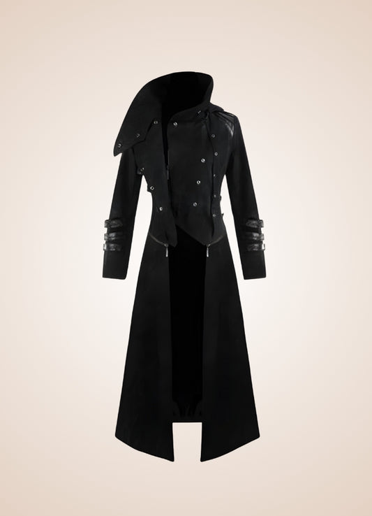 Gothic Medieval Trench Coat - Steampunk Australia