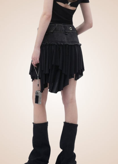 Gothic Mini Skirt - Steampunk Australia