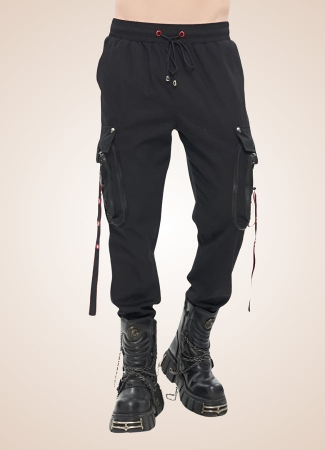 Gothic Punk Jogger Pants - Steampunk Australia
