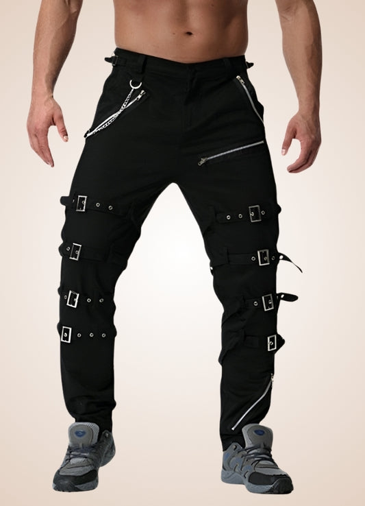Gothic Punk Men Trousers - Steampunk Australia