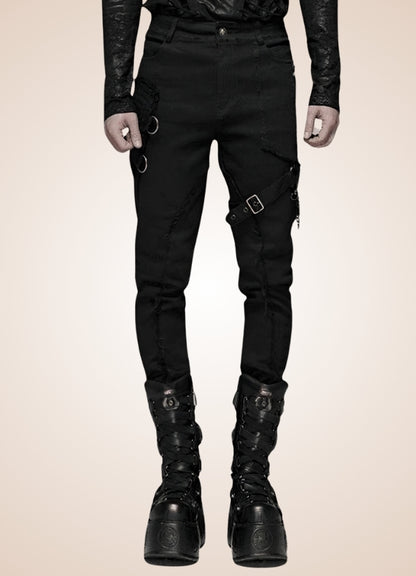 Gothic Punk Men's Pants - Steampunk Australia