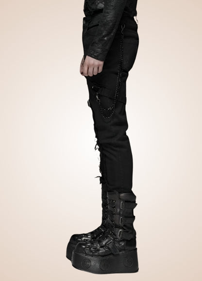 Gothic Punk Men's Pants - Steampunk Australia