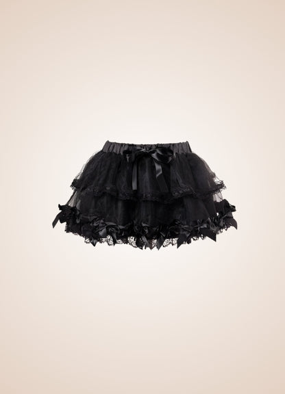 Gothic Ruffled Mini Skirt - Steampunk Australia