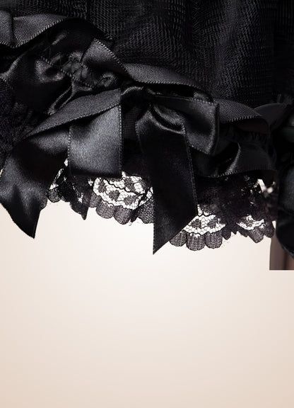 Gothic Ruffled Mini Skirt - Steampunk Australia