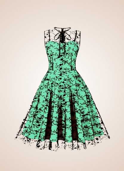 Gothic Sleeveless Mesh Dress - Steampunk Australia