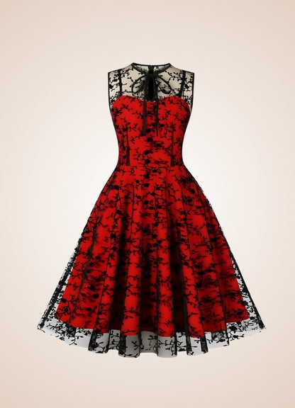 Gothic Sleeveless Mesh Dress - Steampunk Australia