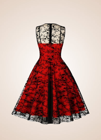 Gothic Sleeveless Mesh Dress - Steampunk Australia