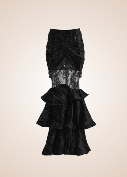 Gothic Steampunk Long Skirt - Steampunk Australia