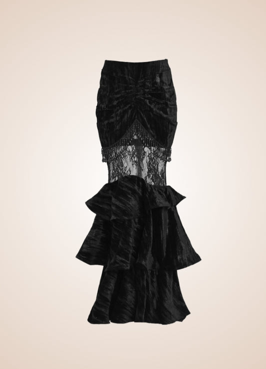 Gothic Steampunk Long Skirt - Steampunk Australia