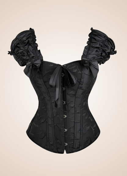 Gothic Steampunk Ruffled Corset - Steampunk Australia