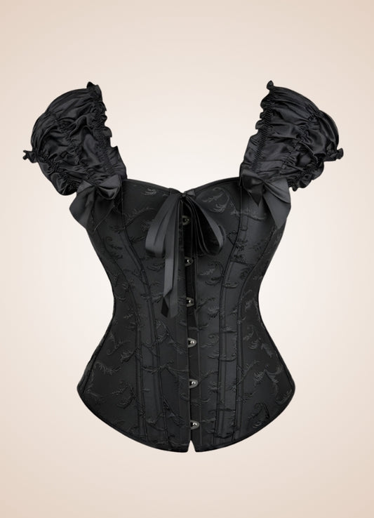 Gothic Steampunk Ruffled Corset - Steampunk Australia