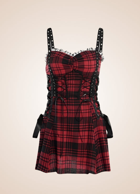 Gothic Style Mini Dress - Steampunk Australia