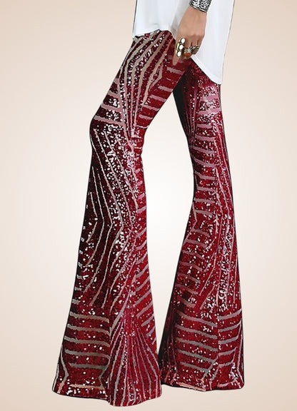 Gothic Vintage Sequin Pants - Steampunk Australia