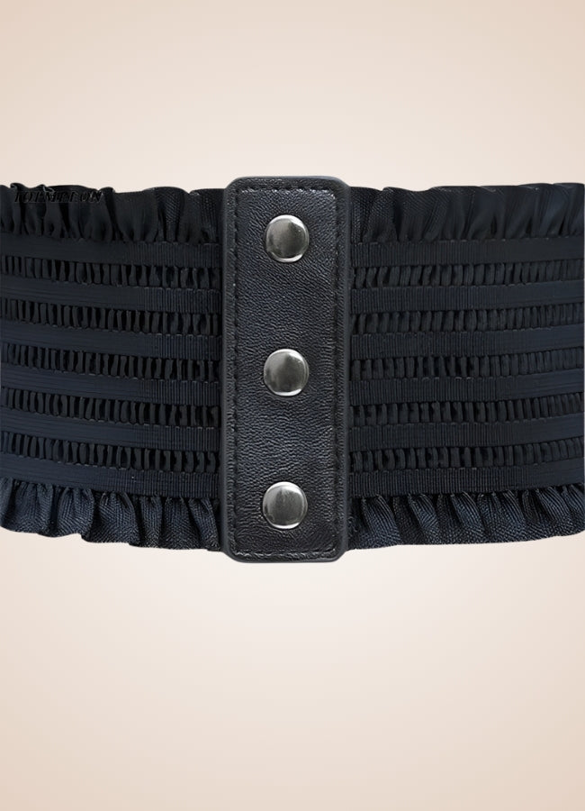 Gothic Wide Lace Up Belt - Steampunk Australia