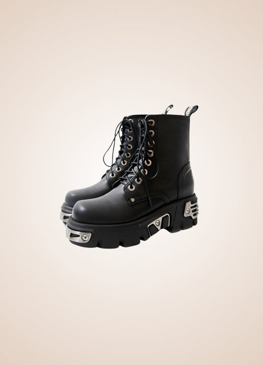 Gothic Women's High Sole Boots - Steampunk Australia