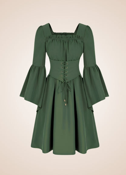 Green Steampunk Renaissance Dress - Steampunk Australia