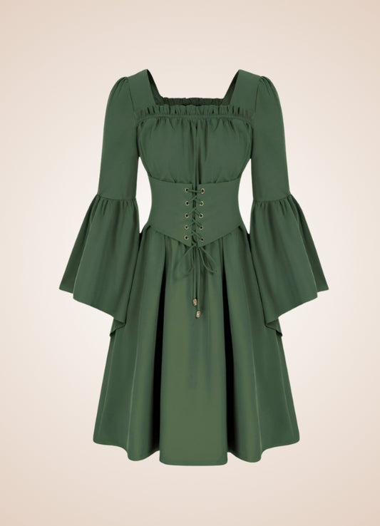 Green Steampunk Renaissance Dress - Steampunk Australia