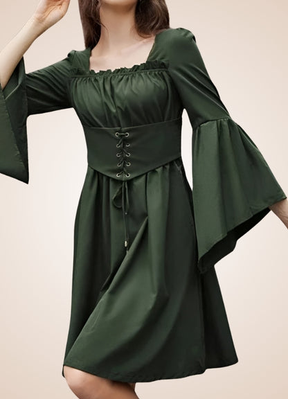 Green Steampunk Renaissance Dress - Steampunk Australia