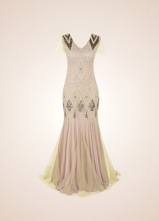 Ivory Vintage Wedding Dress - Steampunk Australia
