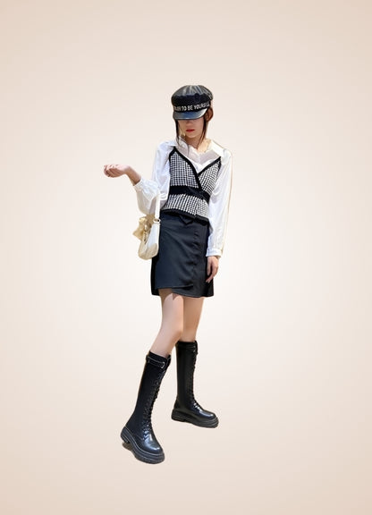 Knee High Steampunk Leather Boots - Steampunk Australia