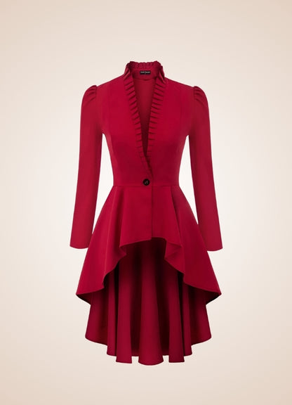 Ladies Steampunk Stiped Coat - Steampunk Australia
