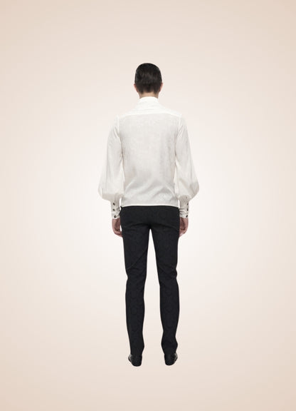 Long Sleeve Goth Style Shirt - Steampunk Australia