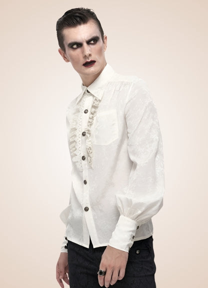 Long Sleeve Goth Style Shirt - Steampunk Australia