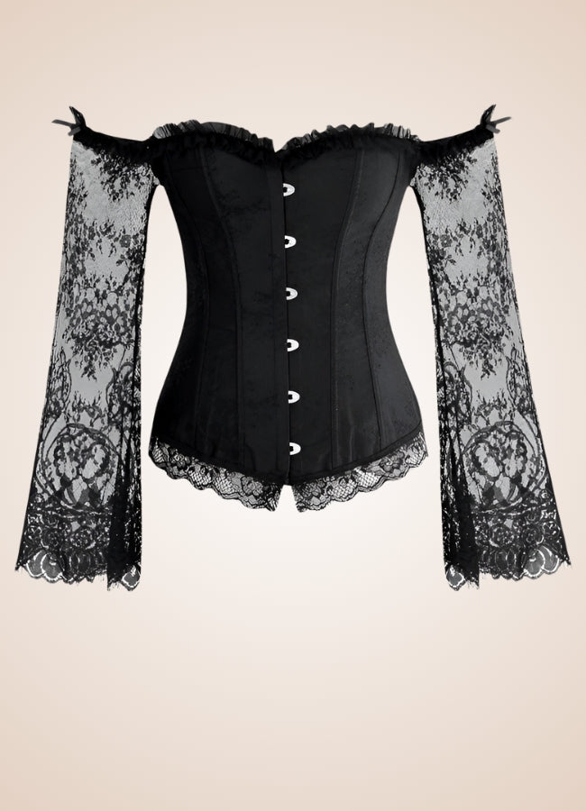 Long Sleeve Steampunk Bustier - Steampunk Australia