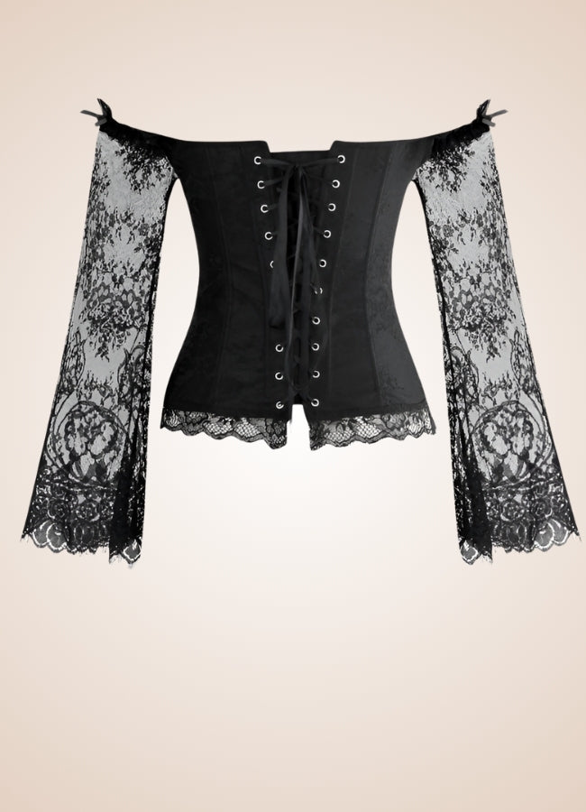 Long Sleeve Steampunk Bustier - Steampunk Australia