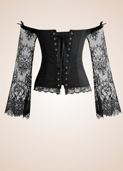 Long Sleeve Steampunk Bustier - Steampunk Australia
