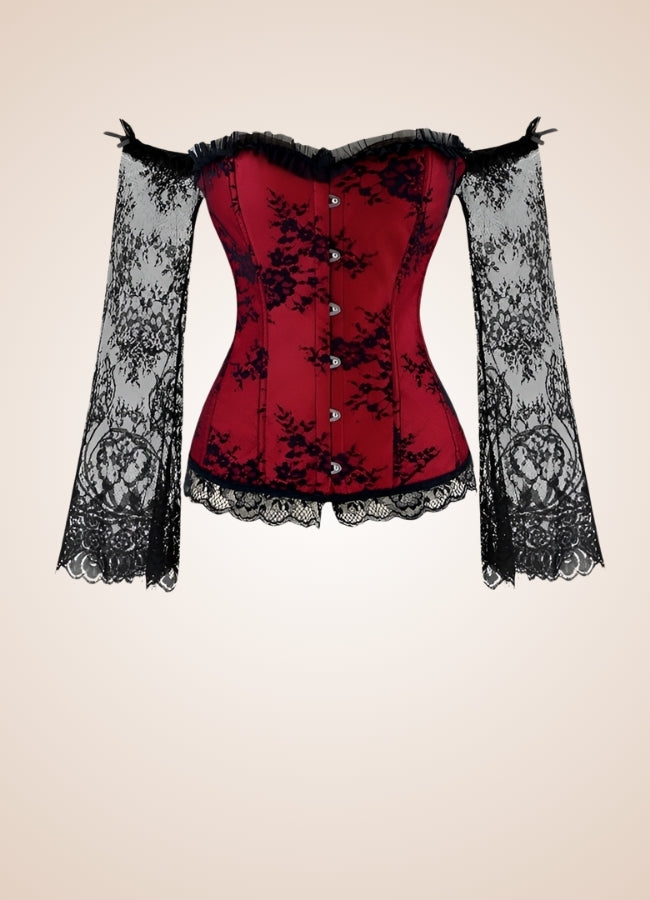 Long Sleeve Steampunk Bustier - Steampunk Australia
