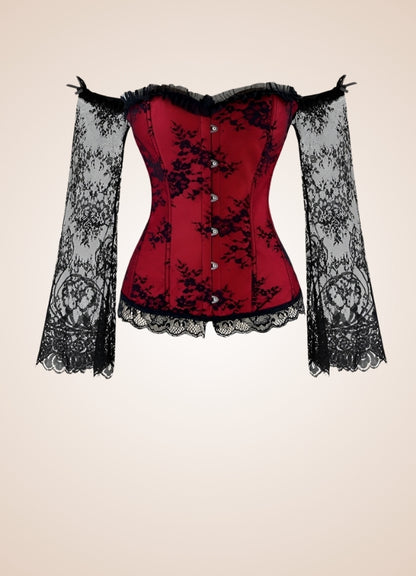 Long Sleeve Steampunk Bustier - Steampunk Australia