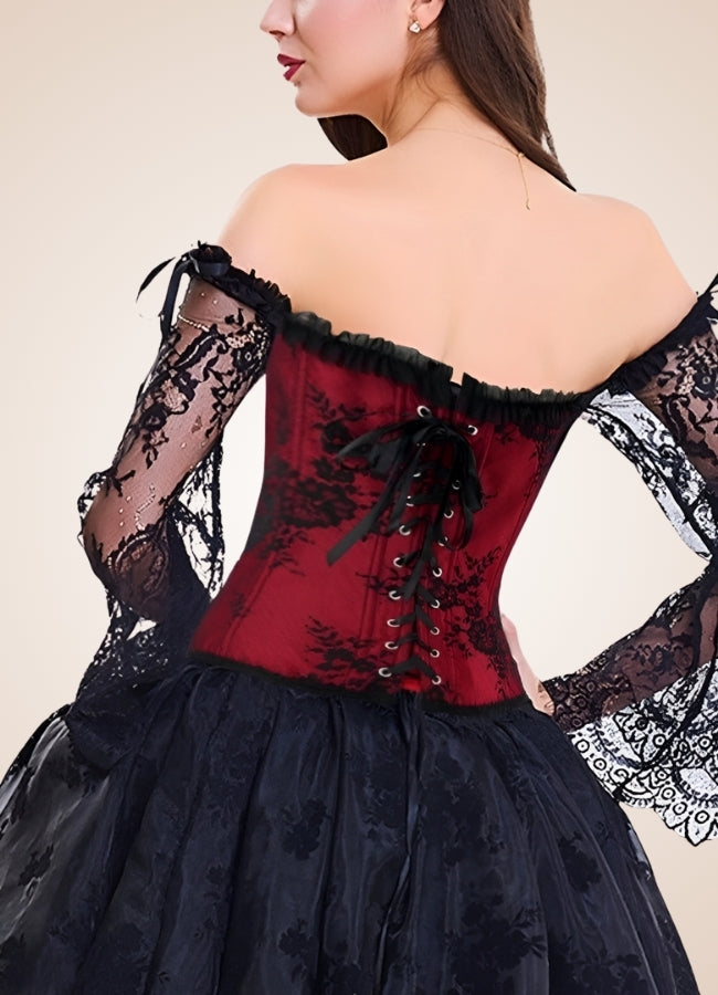 Long Sleeve Steampunk Bustier - Steampunk Australia