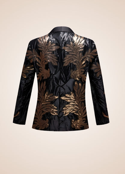 Man Embroidery Steampunk Jacket - Steampunk Australia
