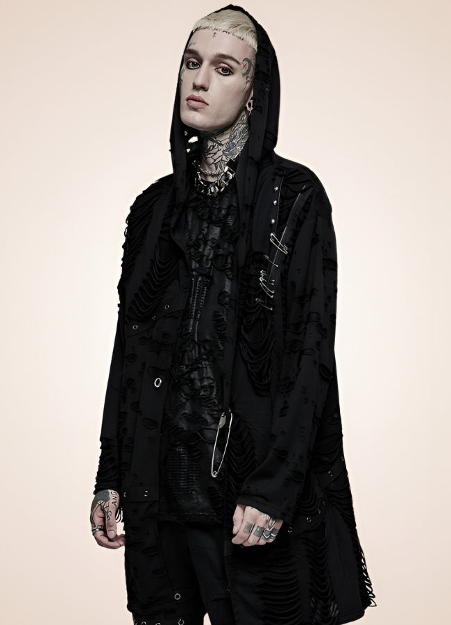Man Gothic Style Coat - Steampunk Australia