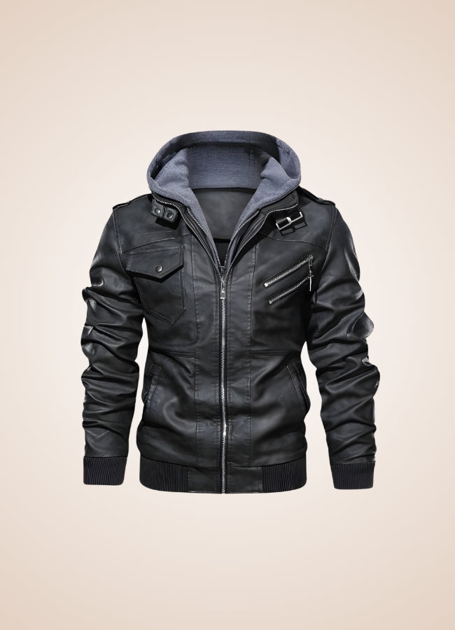 Man's Steampunk Leather Jacket - Steampunk Australia