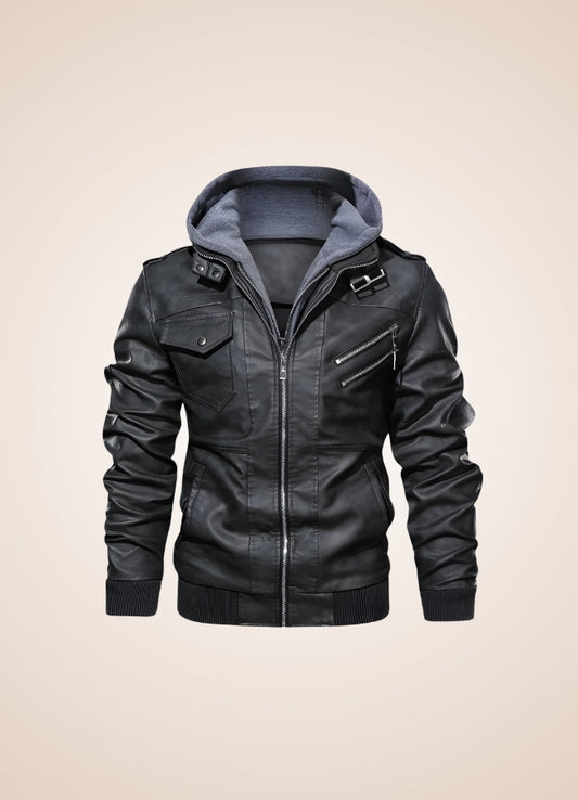 Man's Steampunk Leather Jacket - Steampunk Australia